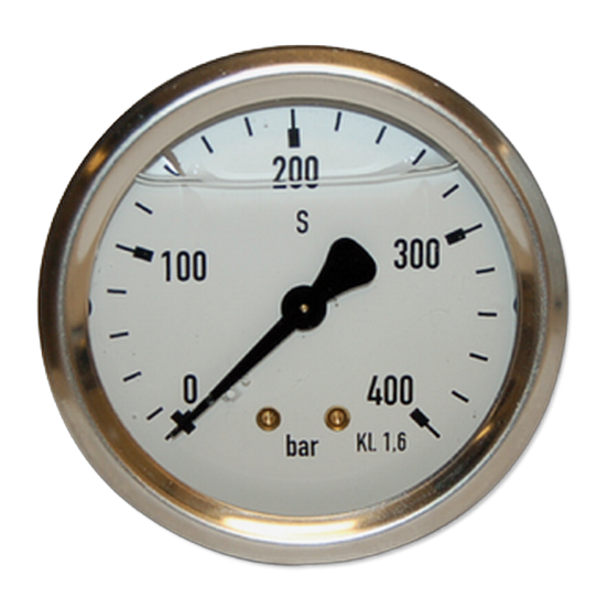 MANOMETRO TOMA POSTERIOR Ø63 GLICERINA 1/4"M